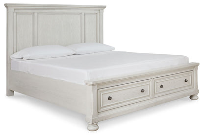 Robbinsdale - Panel Storage Bed