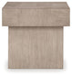 Jorlaina - Light Grayish Brown - Square End Table