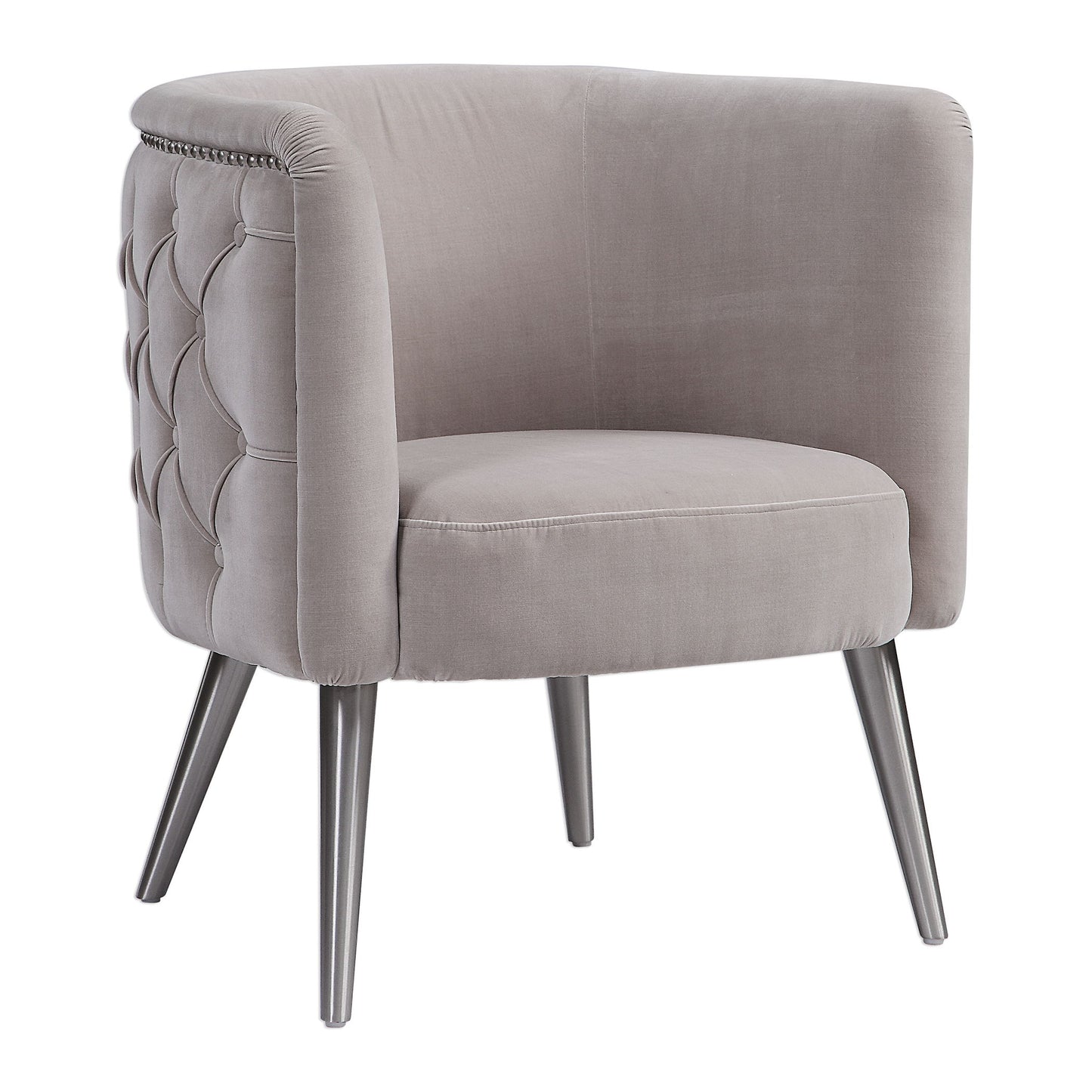 Haider - Tufted Accent Chair - Beige