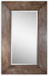 Langford - Large Wood Mirror - Dark Brown