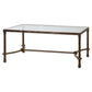 Warring - Iron Coffee Table - Dark Brown