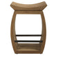 Connor - Modern Wood Counter Stool - Light Brown