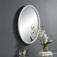 Serna - White Oval Mirror