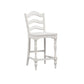 Magnolia Manor - Ladder Back Counter Chair - White