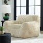 Abide - Sheepskin Accent Chair - Beige