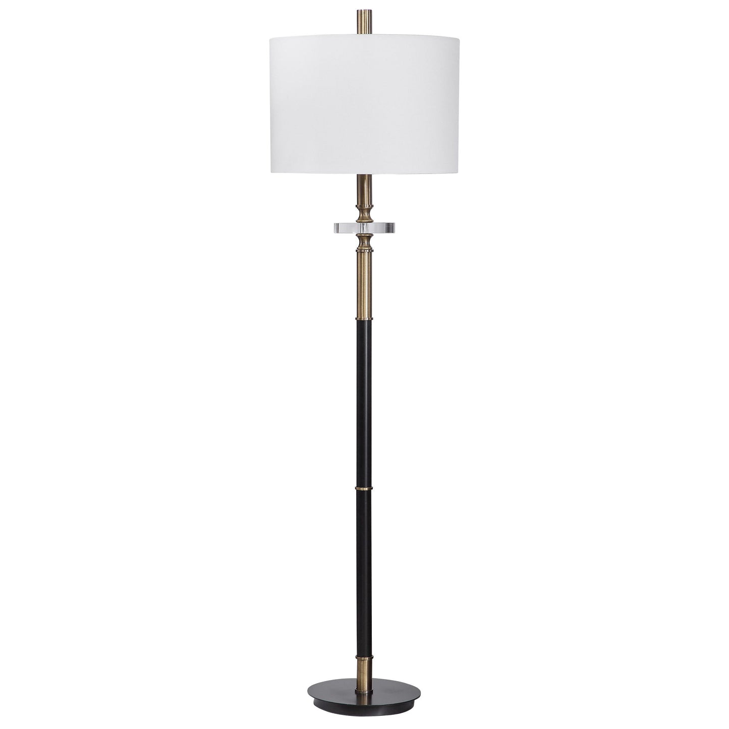 Maud - Floor Lamp - Aged Black