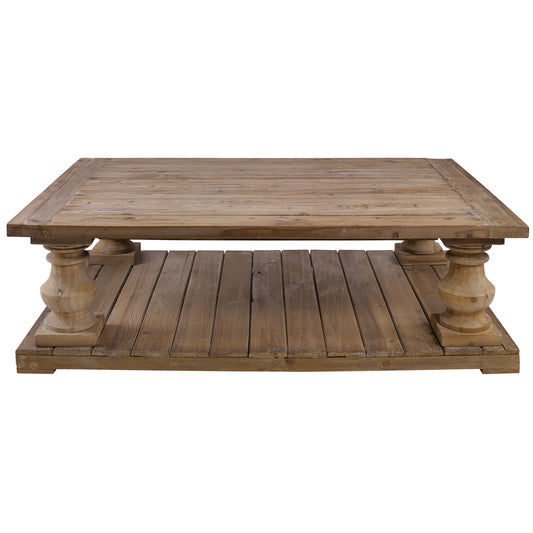 Stratford - Rustic Cocktail Table - Light Brown