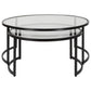 Rhea - Nesting Coffee Tables (Set of 2) - Black