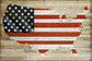 American Flag By Daniela Santiago - Red