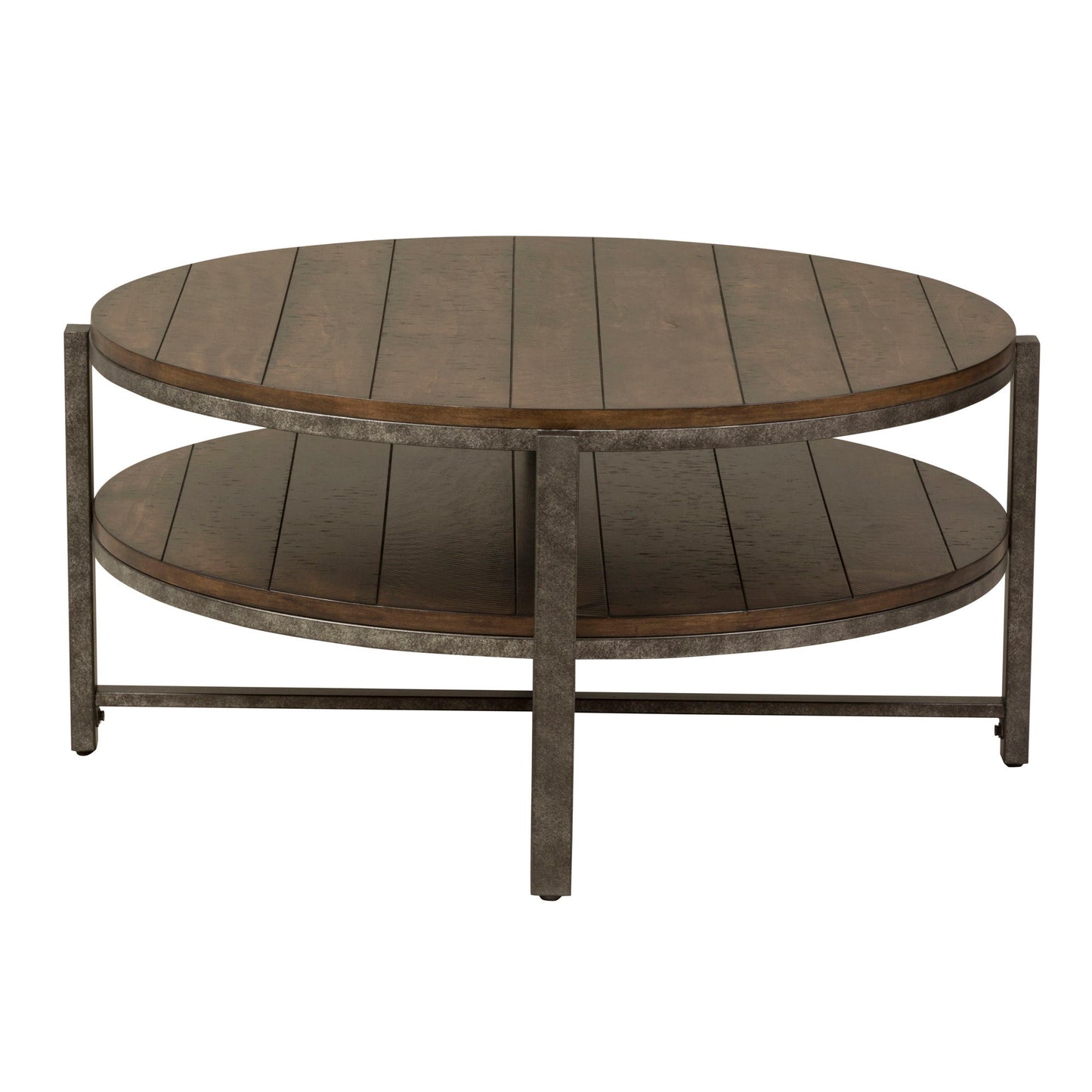 Breckinridge - Round Cocktail Table - Dark Brown