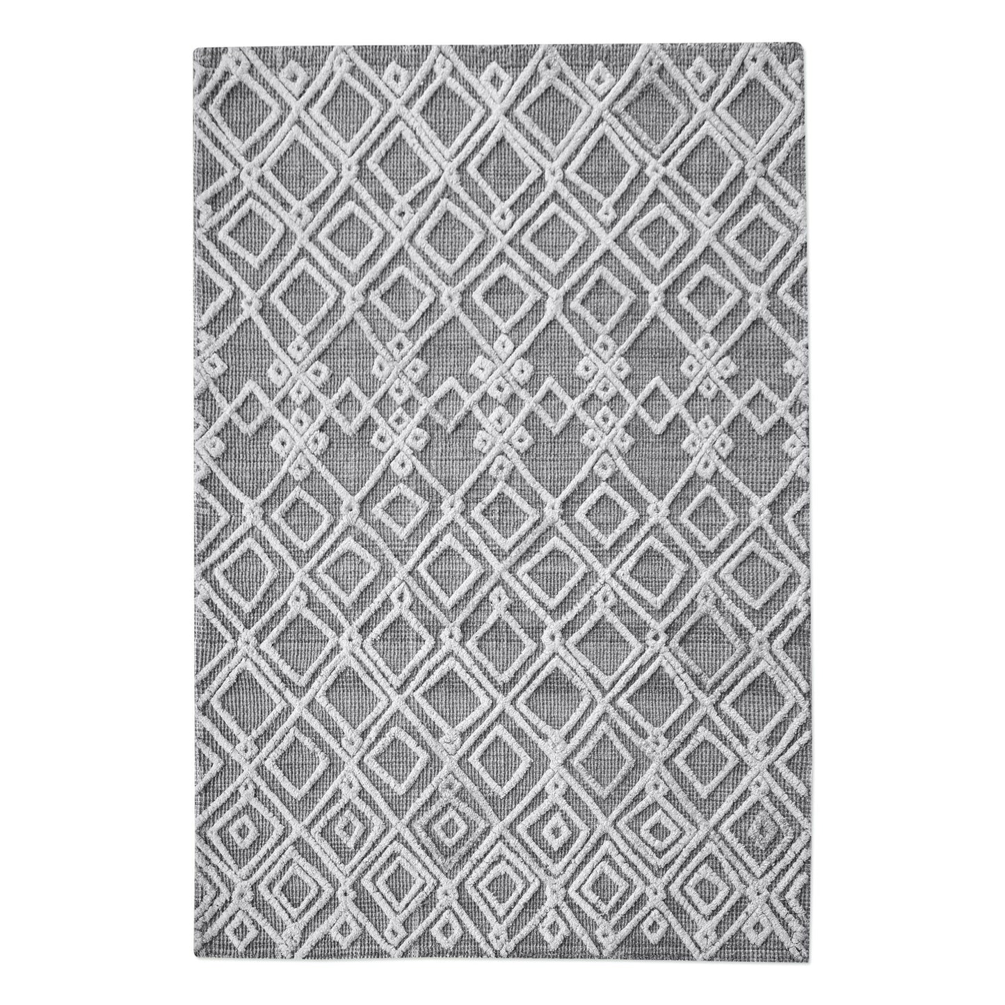 Sieano - 5 X 8 Rug - Gray-Ivory