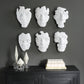 Self-Portrait - Mask Wall Decor (Set of 6) - White