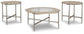 Varlowe - Bisque - Occasional Table Set (Set of 3)