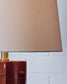 Jacemour - Burnt Umber - Ceramic Table Lamp (Set of 2)