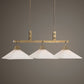 Brookdale - Industrial 3 Light Linear Chandelier - Gold